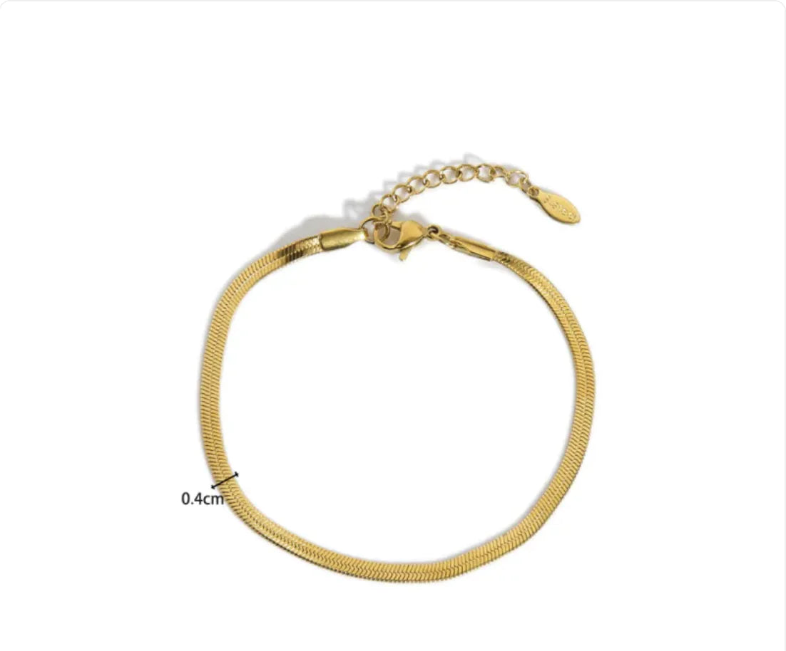 Gold plated bracelet