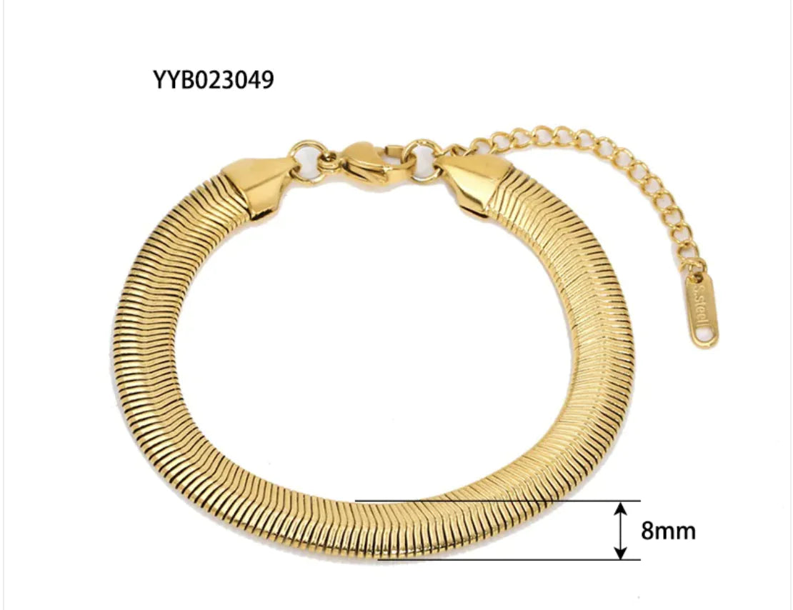 Gold plated bracelet