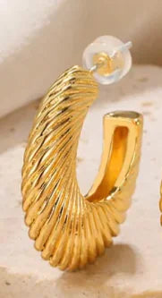 Croissant Hoop Earrings