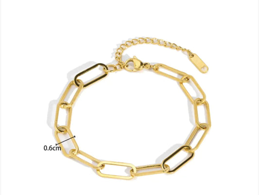 Gold plated bracelet